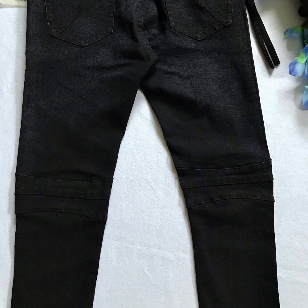Cote De Nuits NWT Black Skinny Jeans Men 32/32 - Picture 8 of 11